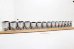 Snap On 315twya 3/8"-1-1/4" 1/2" Drive 6 Point Sae Chrome Standard Socket Set Us. Fixed Price $209.99.