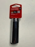 New Craftsman 1/2" Deep Socket 12 Pt Straight End Metric Free Shipping 2 Or More. Fixed Price $9.99.
