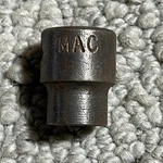 Mac Tools Xi126 3/8" In. Drive 6 Point Shallow Impact Socket. Fixed Price $9.00.
