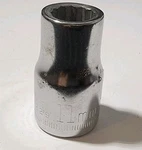 Vintage Craftsman 11mm Socket 1/2" Drive 12 Pt Shallow -g- #44229 Usa. Fixed Price $7.38.