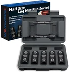 7pc Half Size Lug Nut Socket Set 1/2 Drive Thin Wall Impact Flip S. Fixed Price $50.58.