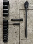 Proto Professional Socket 7428h! 13 Sockets, 2 Exten, 1 1/2 Rachel Wrench Usa!. Fixed Price $149.99.