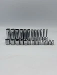 Sk 1/4 Drive Metric Socket Set Usa Deep & Standard 6 Point Superkrome Lot. Fixed Price $150.00.
