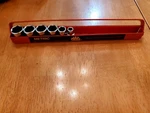 Mac Tools 3/8" Drive 8mm 12mm 16-19mm 6pt Shallow Sockets With Metal Tray Usa. Fixed Price $70.00.