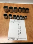 Craftsman Usa 3/4" Drive 13 Piece Socket Set 7/8" To 2-1/4" V-series Read. Fixed Price $149.99.