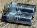 Snap On Tools 5/8" 13/16" Socket Set Spark Plug 6 Pt 3/8" Drive Lot Knurled. Fixed Price $70.00.