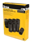 Titan 44300 8-piece 3/4" Drive Sae Deep Impact Socket Set. Fixed Price $107.05.