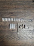 S-k Vintage Socket Lot Of 21, 1/2" 3/8" Drives, Mostly 12 Pt 40136 40809 Etc.. Fixed Price $20.00.