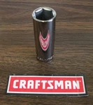 New Craftsman 3/8" Dr Drive - Deep Sae Inch In Socket 6 Pt Point 6pt Any Size. Fixed Price $9.95.