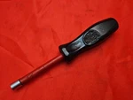 Snap-on New Logo Ndd108 1/4" 6 Point Hollow Shaft Nut Driver Hard Handle Usa S5. Fixed Price $18.00.