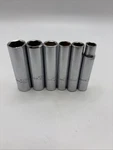 Proto Challenger Socket Lot 6 Pc 1/4" Drive Sae Deep Well Point Usa. Fixed Price $16.99.