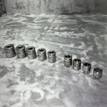 Snap On Tools 9pc Chrome 12pt. Sae Sockets 3/8" Dr. F1 And F2 7/8-5/16 Read Usa. Fixed Price $139.00.