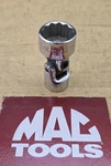 New Mac Tools Xu222r - 3/8" Drive 11/16" Shallow 12pt Chrome Swivel Socket. Fixed Price $49.95.