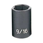 Grey Pneumatic 1018r 3/8" Drive Fractional Standard Impact Socket 9/16. Fixed Price $13.30.