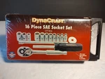Paccar Dynacraft 16 Pc Sae Socket Set 1/4" Drive & Box Case. Peterbilt Kenworth.. Fixed Price $28.50.