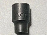 Mac Tools Xp106r, 3/8" Drive. 5/16" Impact Socket, Shallow, 6 Point.. Fixed Price $10.49.