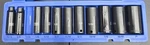 Cornwell Cbpi2l - 12 Piece 3/8" Drive Bluepower Sae Deep Power Socket Set. Fixed Price $70.00.