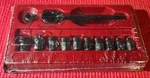 Snap-on 12 Pc 1/4" Drive 12-point Sae Flank Low Profile Ratchet/socket Set. Fixed Price $400.00.