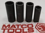 62 Matco Tool 4pc Metric Deep Impact Sockets 19,17, 16,14 3/8dr 6pt Used. Fixed Price $69.70.