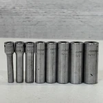 Cornwell Tools 8 Piece 1/4" Drive Sae Deep Well 6 Point Socket Set 3/16" -9/16". Fixed Price $70.00.