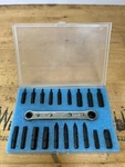 Rare Snap-on 20 Pc Offset Ratcheting Box Wrench Set Cra180bk W/ Case - Nos Usa. Fixed Price $179.00.