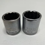 Snap-on Sw-380 1/2"dr. 1-1/8" 12pt Sw400 1/2 12 Pt Both Shallow Usa. Fixed Price $14.99.