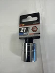Performance Tool Socket 21mm 3/8 Drive Chrome Vanadium W38221 Mechanic. Fixed Price $4.99.