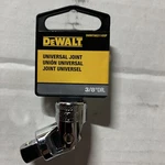 New Dewalt Dwmt86211osp 3/8 Drive Male & Female Socket Universal Joint Chrome. Fixed Price $9.99.