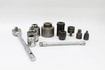 Snap-on Heavy-duty Industrial Socket And Adapter Lot, Varying Models Sizes. Fixed Price $179.19.