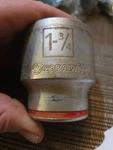 Kobalt 337861 * 1 3/4 Socket In Drive 12-point. Eb-55. Fixed Price $8.50.