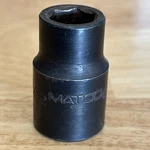 Matco 1/2" Shallow Impact Socket Drive 6 Point Cp166 Made In Usa. Fixed Price $9.49.