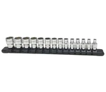Platinum Tech, Plt-99814 - 14pc. 1/4" Drive Metric Spline Socket Set. Fixed Price $36.99.