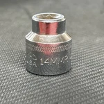 Mac Tools Usa 1/4" Drive 6 Point 14mm Shallow Chrome Socket M6 14mmr. Fixed Price $12.48.