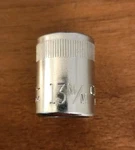 Craftsman Usa 13mm Socket 12 Point 3/8" Drive Vv 44304 (top Knurl M/m). Fixed Price $9.50.