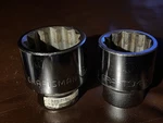 2 Craftsman Sockets G 47784 & 47781 1 11/16 7/16 Inch 3/4 Drive 12 Point. Fixed Price $42.00.