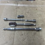 Snap On 218afp 5 Pc General Service Set 3/8 Drive Ratchet & Extensions. Fixed Price $262.94.