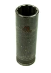 Mustang 13/16" 12 Point Deep Chrome Socket 1/2" Drive War Finish Mtd26 Usa. Fixed Price $7.50.