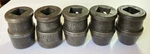 5pc Snap On Tool Sae Impact Socket Set 1/2" Drive 6 Point 7/16"-5/8" Vintage Usa. Fixed Price $59.95.