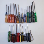 Vintage Lot Of Flathead Screwdrivers Quick Edge Snap On Tm 4e Craftsman Socket. Fixed Price $90.00.