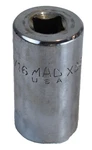 Mac Tools Usa X2222 11/16" Sae Shallow Socket 3/8" Drive 12 Point Chrome Finish. Fixed Price $9.99.
