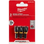 Milwaukee Shockwave 5/16 X 1" Insert Magnetic Nut Driver, 3 Pack (49-66-4513). Fixed Price $10.19.