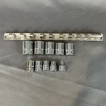 Snap-on Fs 10-pc. 1/4" - 7/8" Sae 3/8" Drive 6pt & 12 Point Shallow Socket Set. Fixed Price $85.00.