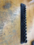Snap On 3/8 Shallow Impact Socket Set 8-19mm 21mm 24mm 14 Piece Used Imfm. Fixed Price $159.99.