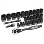 Grey Pneumatic 82629m 1/2" Dr. 29pc Metric Duo-socket Set - 6 Pt.. Fixed Price $297.40.