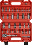 38pcs Master Allen Socket Set Sae And Metric Hex Bit 1/4" 3/8" 1/2". Fixed Price $43.55.