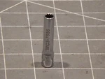 Snap On 1/4" Drive Deep Spline Socket Tel8 12pt Dr 2005. Fixed Price $47.49.