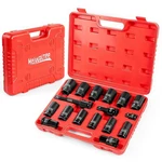Meiwaltee 3/4" Drive Metric Deep Impact Socket Set, 17 Piece Jumbo Assort. Fixed Price $132.50.