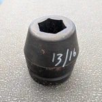New Williams Impact Socket 13/16" X 1" Dr. 6 Pt, 7-626- Made In Usa- F.ship. Fixed Price $31.31.