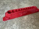 Snap-on Red Magnetic Socket Tray Organizer 1/4 Deep 10pc Pakty219. Fixed Price $26.99.
