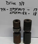 Snap On Tools Usa 17mm 18mm Impact Swivel Socket, 3/8" Drive, 6 Pt Ipsfm17&18. Fixed Price $71.19.